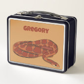 Corn Snake Oranje Red Realistic Personalized (Voorkant)