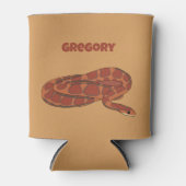 Corn Snake Oranje Red Realistic Personalized Blikjeskoeler (Voorkant)