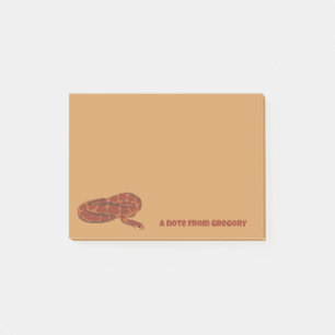 Corn Snake Oranje Red Realistic Personalized Post-it® Notes
