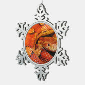 Corn Snake Tin Sneeuwvlok Ornament (Rechts)