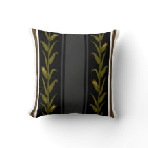 Corn Stalk Pillow - Dark