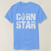 Corn Star Distressed Corn Farmers Farming  T-shirt (Design voorkant)