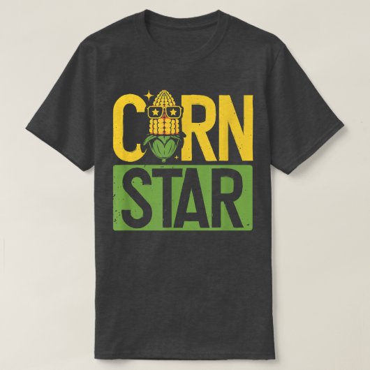 Corn Star Funny Farmer Farming Lover T-shirt (Design voorkant)