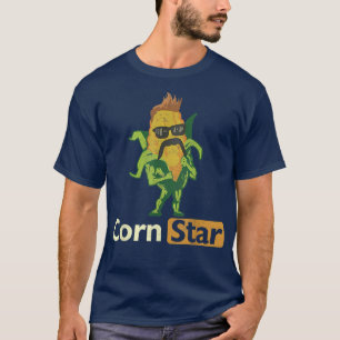 Corn Star Funny Farmer Meme  T-shirt