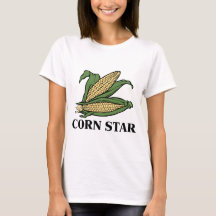 Corn Star Funny Vegetable Pun BBQ Humor