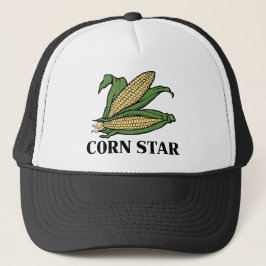 Corn Star Funny Vegetable Pun BBQ Humor Trucker Pet