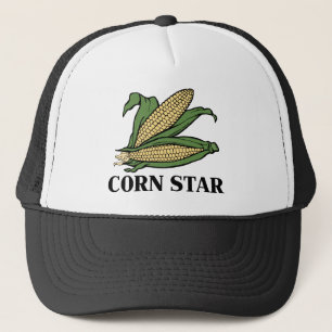 Corn Star Funny Vegetable Pun BBQ Humor Trucker Pet