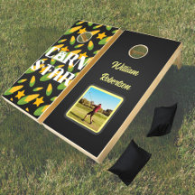 "Corn Star" gepersonaliseerde foto en monogram