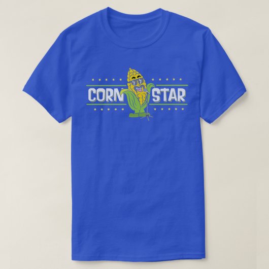 corn Star-kunstwerk voor een cornboer T-shirt (Design voorkant)