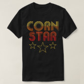 Corn Star - Retro Cornhole Team Funny T-shirt (Design voorkant)