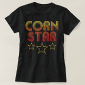 Corn Star - Retro Cornhole Team Funny T-shirt (Design voorkant)