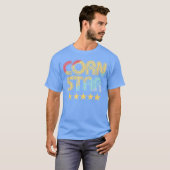 Corn Star team Cornhole meisje T-shirt (Voorkant volledig)