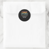 Corn Stars Funny Mannen Cornhole Team Accessoires Ronde Sticker (Tas)