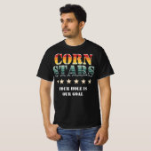 Corn Stars Funny Mannen Cornhole Team Accessoires T-shirt (Voorkant volledig)