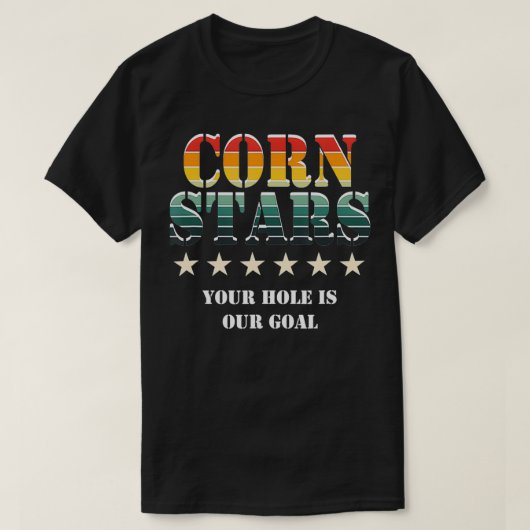 Corn Stars Funny Mannen Cornhole Team Accessoires T-shirt (Design voorkant)