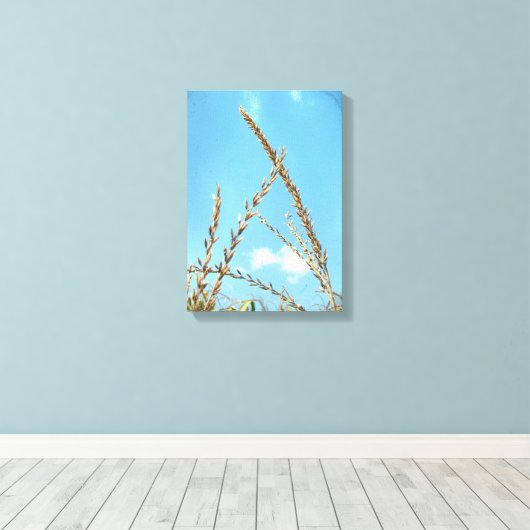 Corn Tassel Canvas Afdruk (Insitu (Houten vloer))