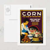 Corn - The Food of the Nation Briefkaart (Voorkant / Achterkant)