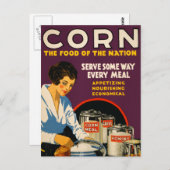 Corn The Food of the Nation Briefkaart (Voorkant / Achterkant)