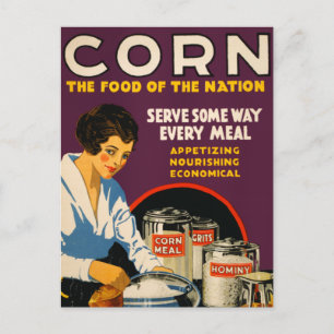 Corn The Food of the Nation Briefkaart