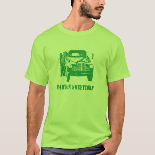 Corn Truck Hyper Green Version T-shirt (Voorkant)