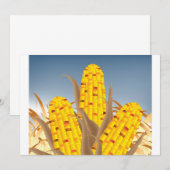 Corn-uitnodigingen Kaart (Voorkant / Achterkant)