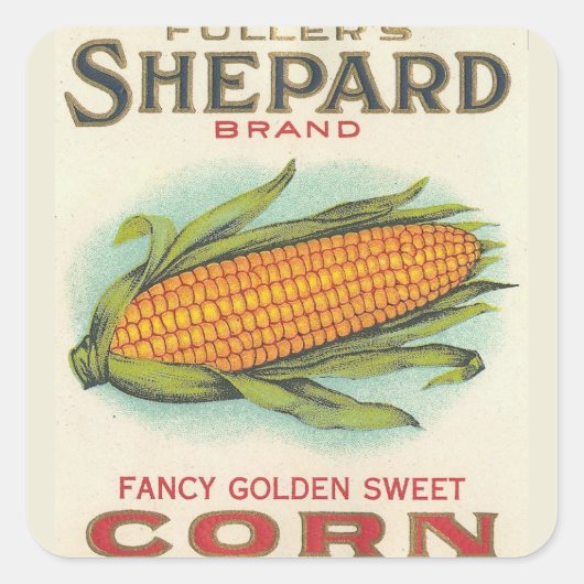 Corn Vierkante Sticker (Voorkant)