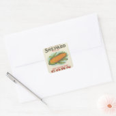 Corn Vierkante Sticker (Envelop)