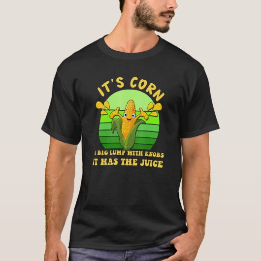 Corn Viral Video Song Corn op de Cob T-shirt (Voorkant)