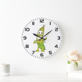 Corn Wizard Character with Magic Wand Grote Klok (Huis)