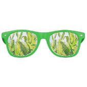 cornbladeren retro zonnebril (Voorkant)