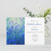 Cornbloemen Elke keer Kaart (Staand voorkant)