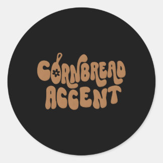 Cornbread-accent Ronde Sticker