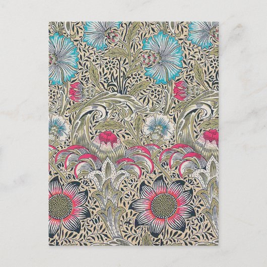 Corncockle, William Morris Briefkaart (Voorkant)