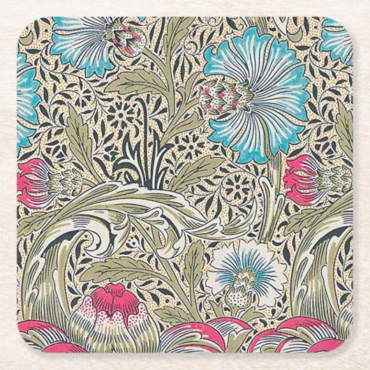 Corncockle, William Morris Kartonnen Onderzetters (Voorkant)