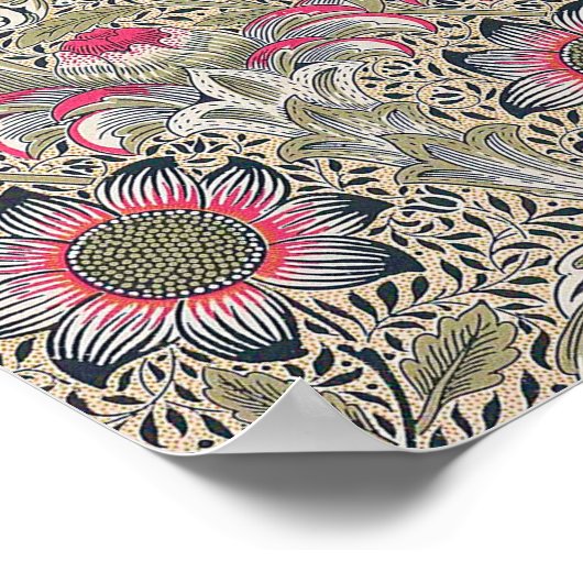 Corncockle, William Morris Poster (Hoek)