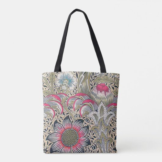 Corncockle, William Morris Tote Bag (Achterkant)