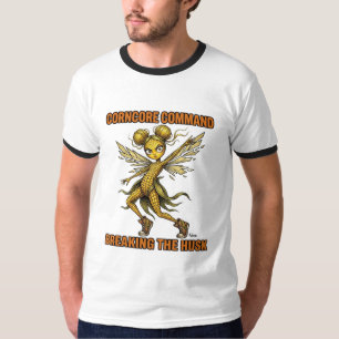 Corncore Commando Breekt de Schil T-shirt
