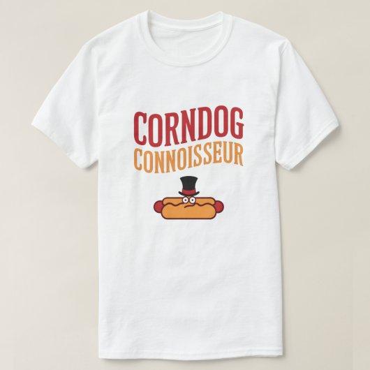 Corndog Connoisseur T-shirt (Design voorkant)