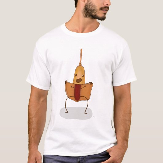 Corndog Flasher T-shirt (Voorkant)