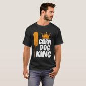 Corndog kostuum Corn Dog King Gift TS shirt (Voorkant volledig)