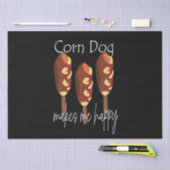Corndog maakt me gelukkig tissuepapier (Craft)