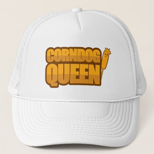 Corndog Queen Corn hondenliefhebber Gift Trucker Pet (Voorkant)