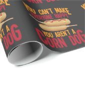 Corndog Stick Fast Food Lover Maize hot dog Cadeaupapier (Rol Hoek)