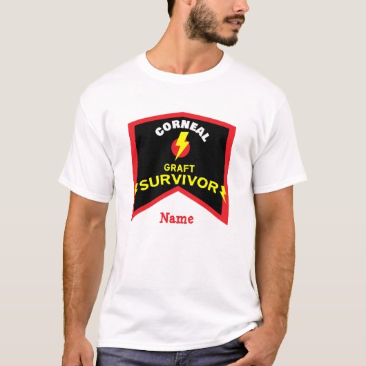 Cornea Graft Corneal Transplant Survivor T-shirt (Voorkant)