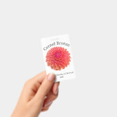 Cornel Bronze Dahlia ID-badge Badge (Handheld)