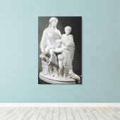 Cornelia, moeder van de twee Gracchi Brothers Canvas Afdruk (Insitu (Houten vloer))