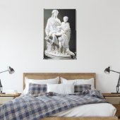 Cornelia, moeder van de twee Gracchi Brothers Canvas Afdruk (Insitu (Slaapkamer))