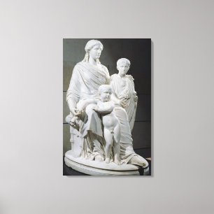 Cornelia, moeder van de twee Gracchi Brothers Canvas Afdruk