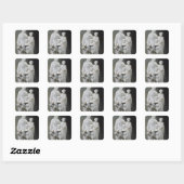 Cornelia, moeder van de twee Gracchi Brothers Vierkante Sticker (Vel)