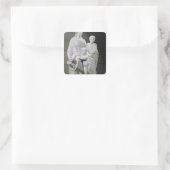 Cornelia, moeder van de twee Gracchi Brothers Vierkante Sticker (Tas)